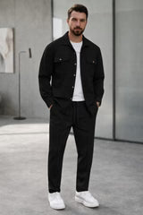 Completo Uomo Casual Elegante 2 Pezzi – Giacca + Pantaloni